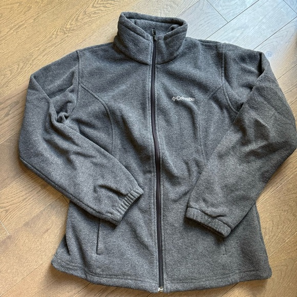 COLUMBIA FLEECE ZIP JACKET - Picture 2 of 6